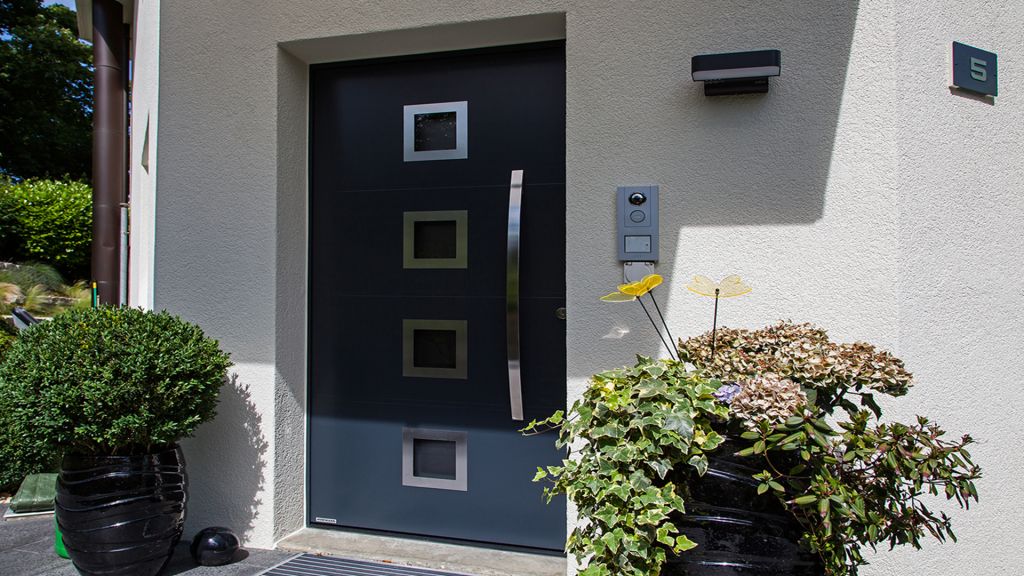 Aluminium Haustüre